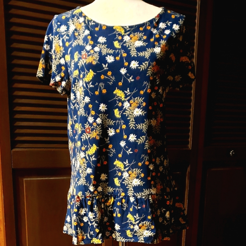 COLDWATER CREEK Floral Blouse - Small - NIP/NWT
